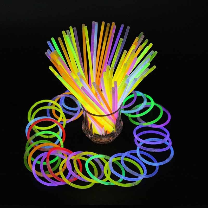 Fluorescent Stick Christmas Halloween Glow Bracelet Party Decoration Supplies Glow Toys