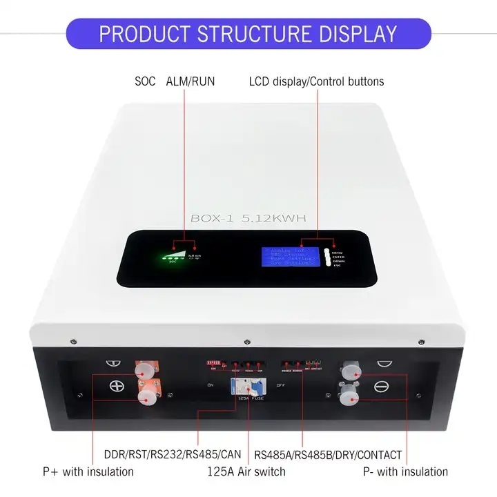 Solar Energy Storage energy 30 kw 20 kwh 15 kw lithium battery 100ah 48v solar packs 400kwh battery energy storage system