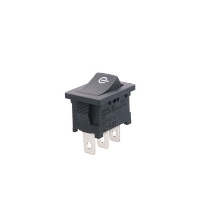 Switch Rocker Waterproof Rocker Switch 12A 250VAC ON OFF 3 PIN Rocker Switch With Solder Terminal