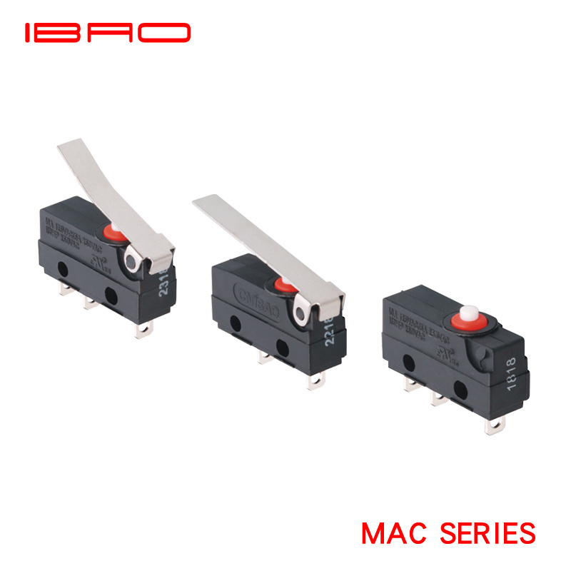 IBAO CNIBAO MAC WATER PROOF  Series Waterproof sealed Micro with long lever Limit Switch