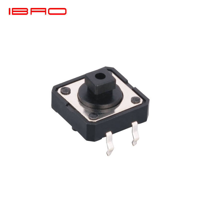 IBAO KFC series ip67 waterproof mini push button latching 5 pin 4 pin dip smt normally open smd tact switch