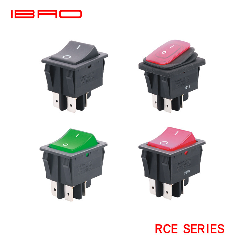 4 Pin Ship Type Switch Waterproof On Off Rocker Switch High Performance Durable Quality Assurance