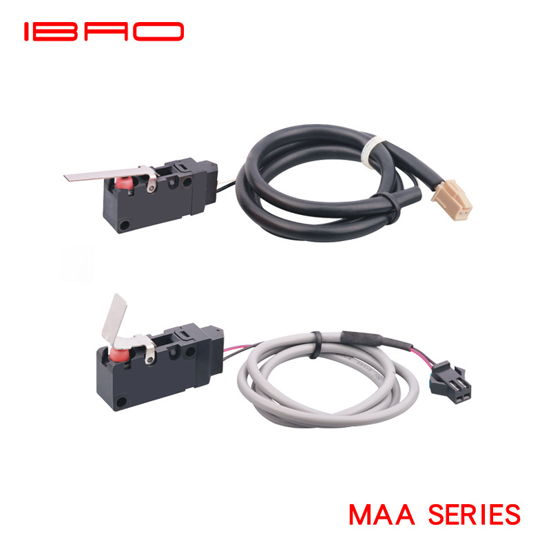 IBAO CNIBAO MAA Waterproof Series Mini Snap Action Micro Switch Subminiature Normally Open Switch with Pressure Bar