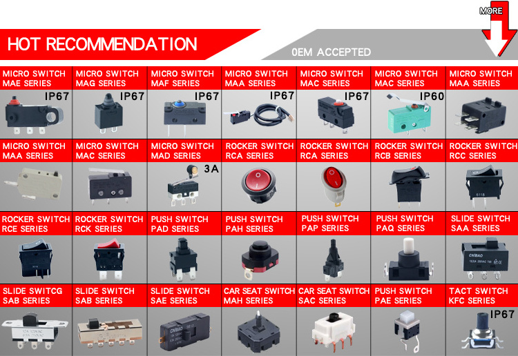 Switch Rocker Waterproof Rocker Switch 12A 250VAC ON OFF 3 PIN Rocker Switch With Solder Terminal