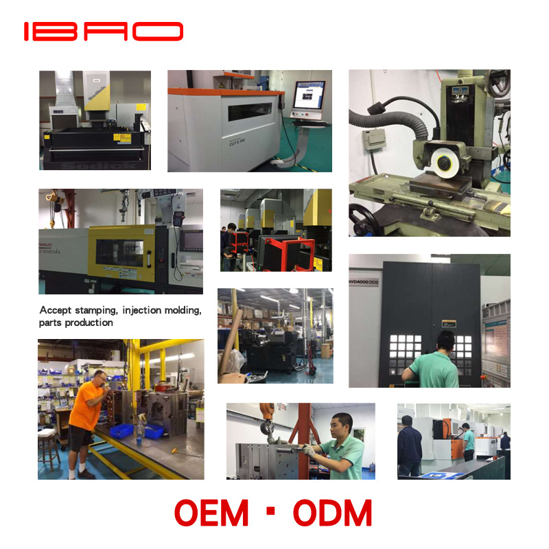 IBAO factory accepts stamping and injection molding, plastic & hardware molds, parts and products production