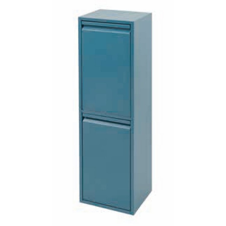 IBARLOM kitchen cabinet built in waste bin trash can pull out steel drawer cabinets trash can cabinet