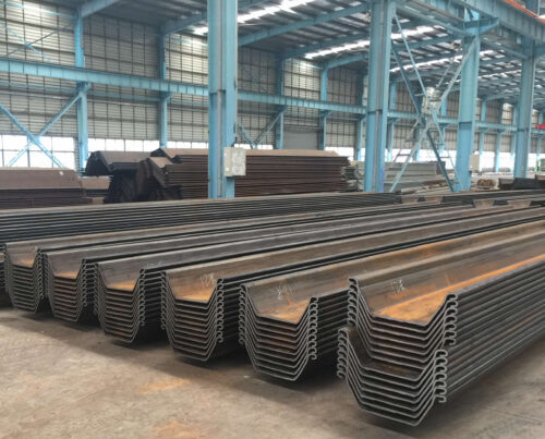 Steel U and Z Type Sheet Pile Wholesale Price