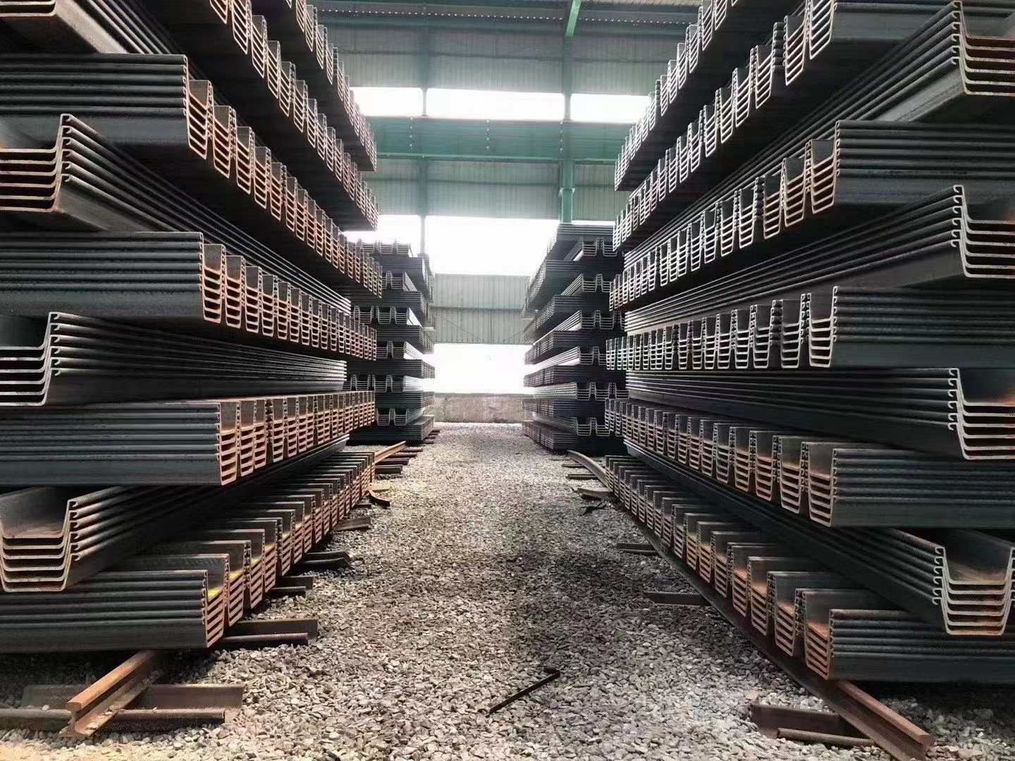 Steel U and Z Type Sheet Pile Wholesale Price