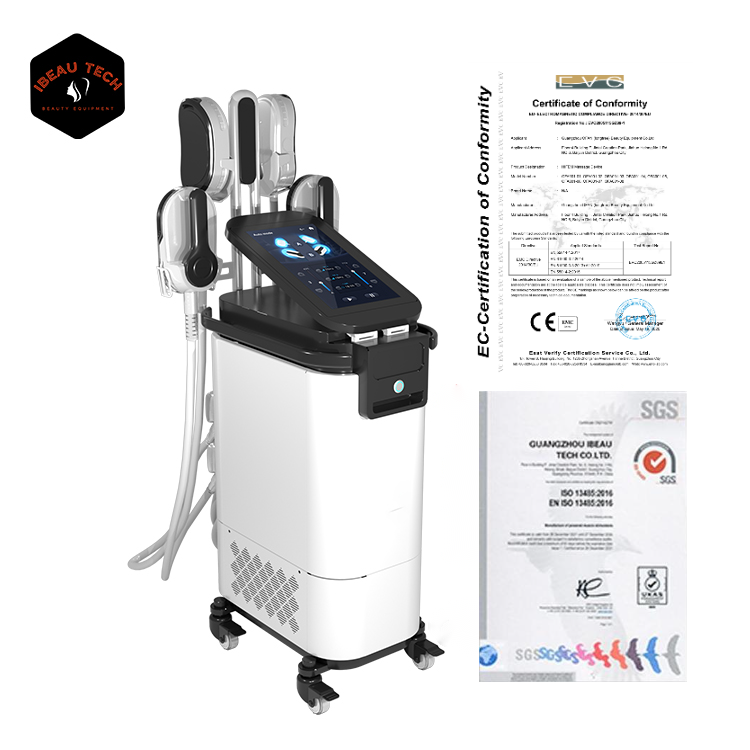 4 Handles Professional 33 Tesla Electromagnetic Face Body Ems Rf Sculpting Machine Manufacturer Neo Sculpt