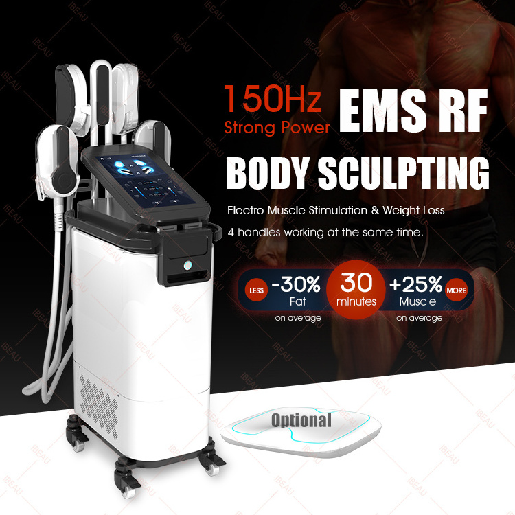 4 Handles Professional 33 Tesla Electromagnetic Face Body Ems Rf Sculpting Machine Manufacturer Neo Sculpt