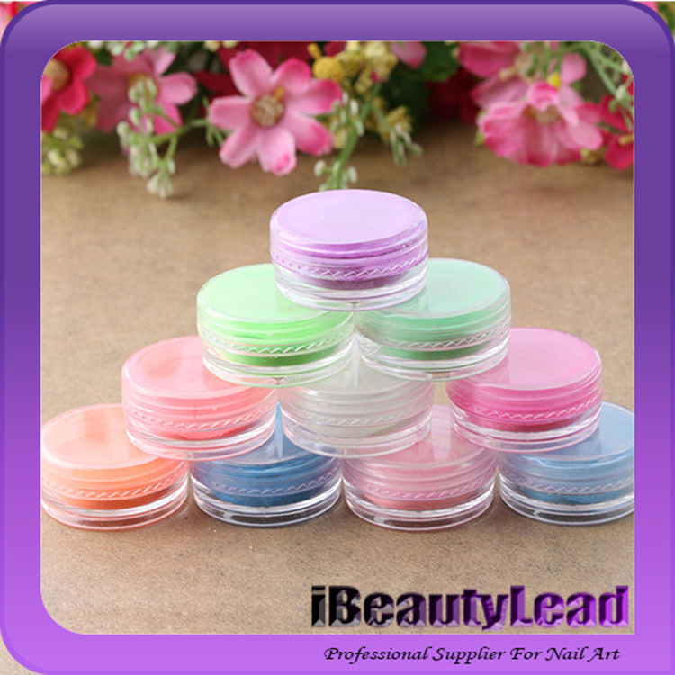 NEW Random 10 pcs Neon Colors Phosphorescent Fluorescent Nail Art Powder Glow In Dark Acrylic Powder