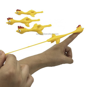 Rubber Chicken Slingshot Toys for Surprise Toy Eggs