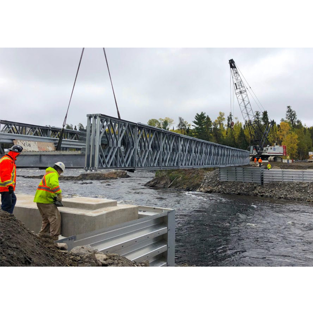 steel beam bridge pedestrian bailey bridge prefab bridge