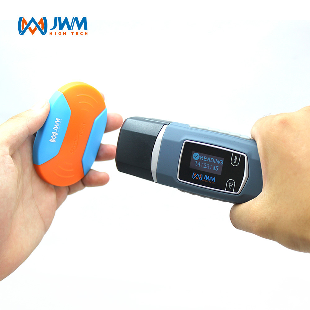 JWM  30-100M reading range guard tour patrol probe system  real time management system with  highlight OLED display