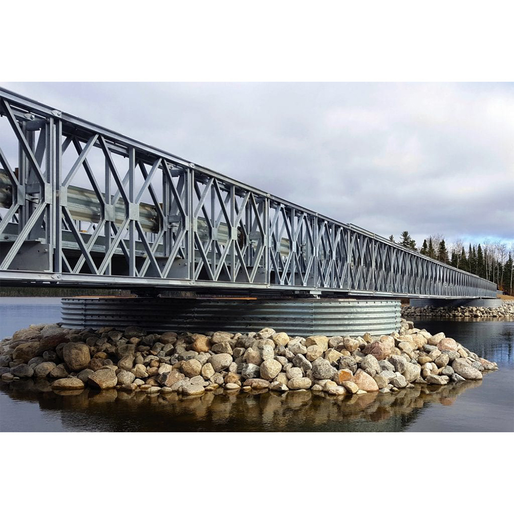 steel beam bridge pedestrian bailey bridge prefab bridge