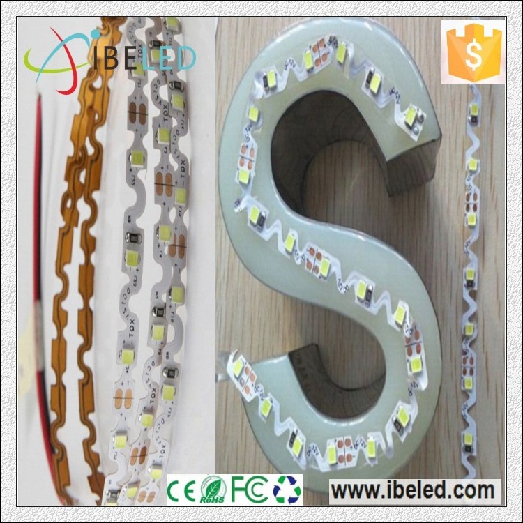 Manufacturer Supplier China Cheap 300led 5m 2835 bendable magnetic strip led lights type zigzag led strip