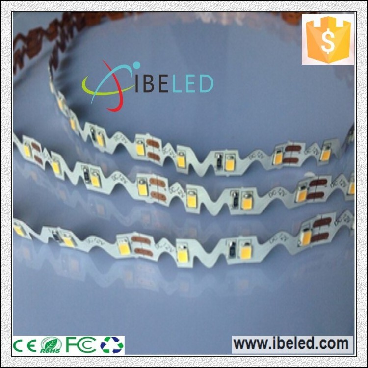 Manufacturer Supplier China Cheap 300led 5m 2835 bendable magnetic strip led lights type zigzag led strip