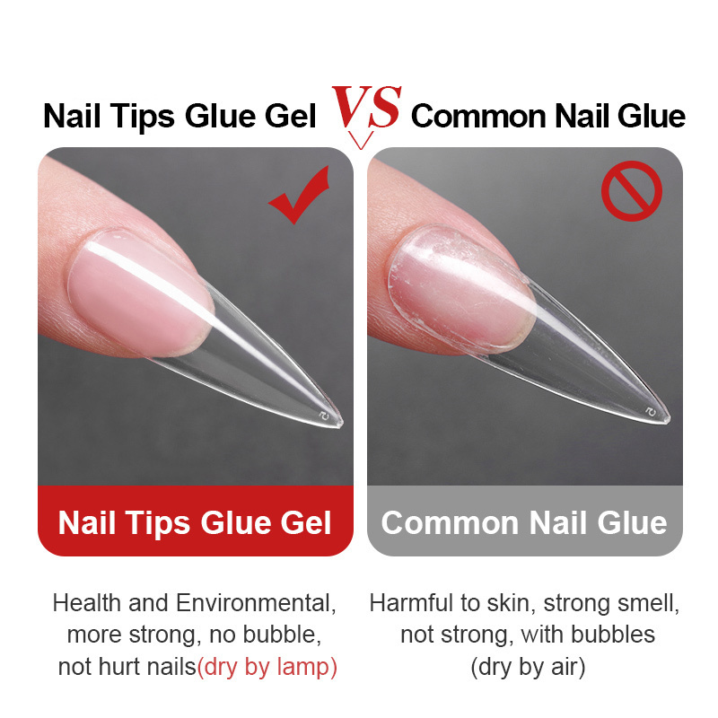 15ml Multifunction Easy Widely Used Nail Gel Glue Base Coat Diamond Stick Glue Nail Tips Glue