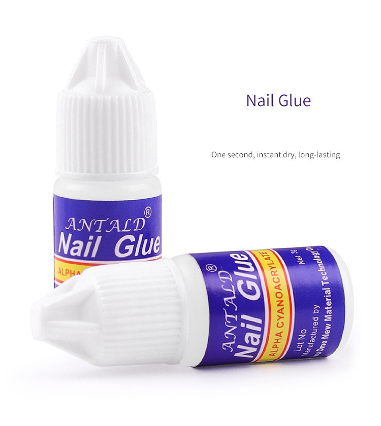 Professional stick rhinestone nail glue for nail sticker fast drying water proof polish nail glue