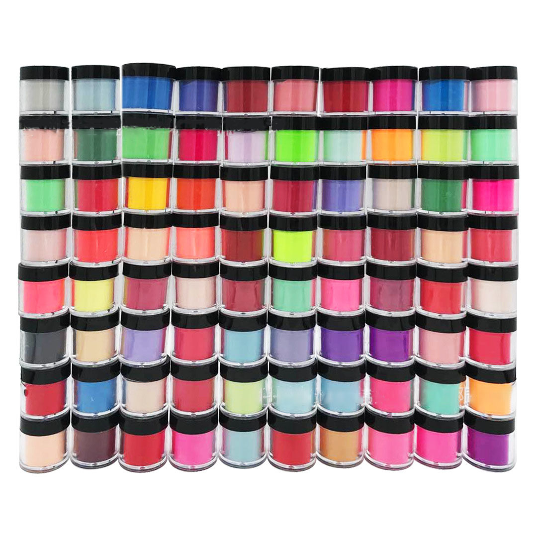 Hot Sale Best Quality Fast Dry Dipping Powder Custom Wholesale120 Colors Acrylic Nail Powder For Manicure Art