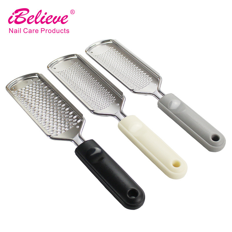 iBelieve removeable steel sheet pedicure foot file callus remover