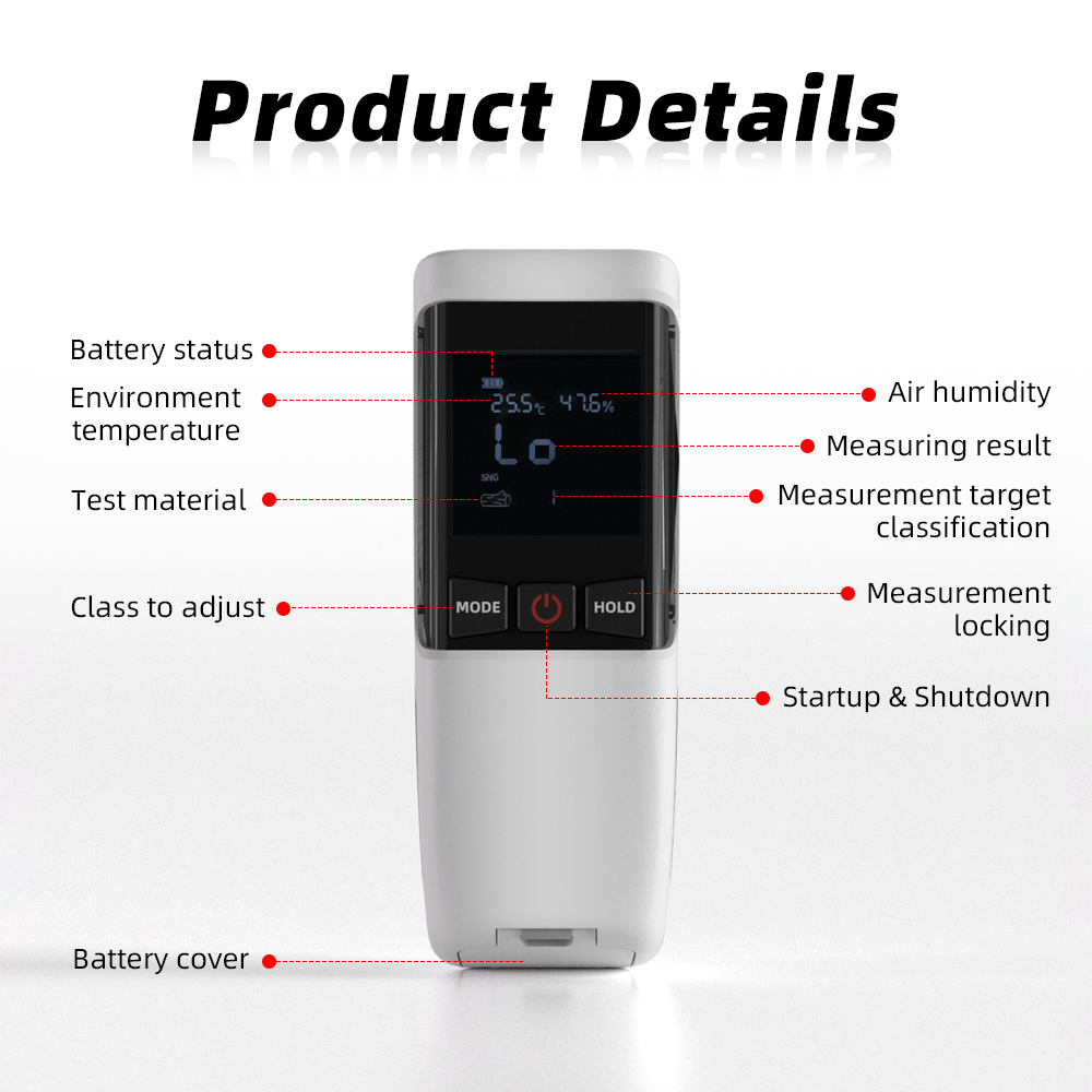 digital display Soil Moisture Sensor Meter Smart Farm Sensor Handheld Wood Moisture Meter Tester Grain Moisture Tester