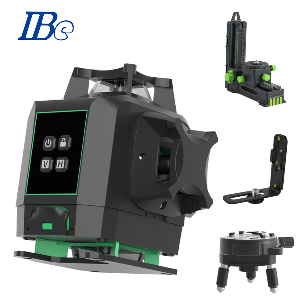 Cheap nivel laser 16 lineas verde 4d laser level suppliers self leveling rotary 360 degrees cross line laser light level