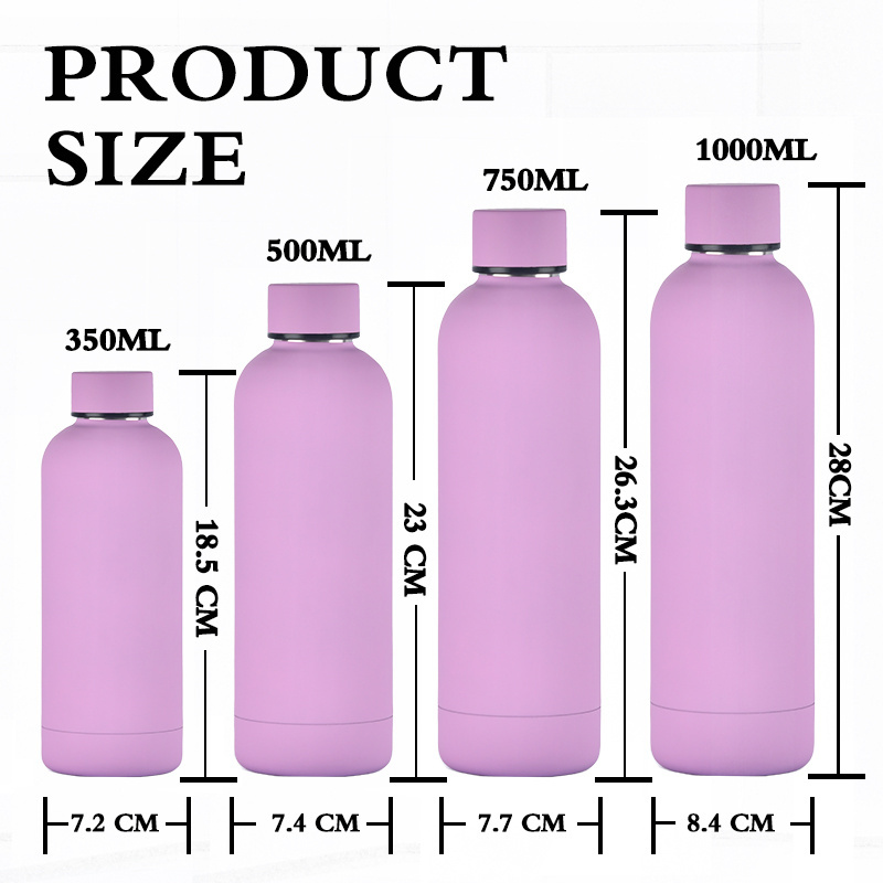 Hot Sale Factory Double Wall Stainless Steel Cup Custom Logo Insulated Drink Bottle Tumbler Water Bottle 500 ml Thermal