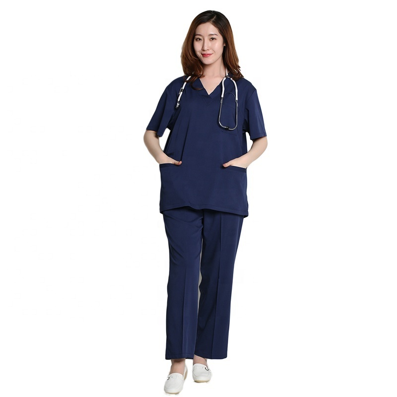 OEM Customized Design Bleach Resistant Nursing Uniform Medical Scrubs for Operation Room