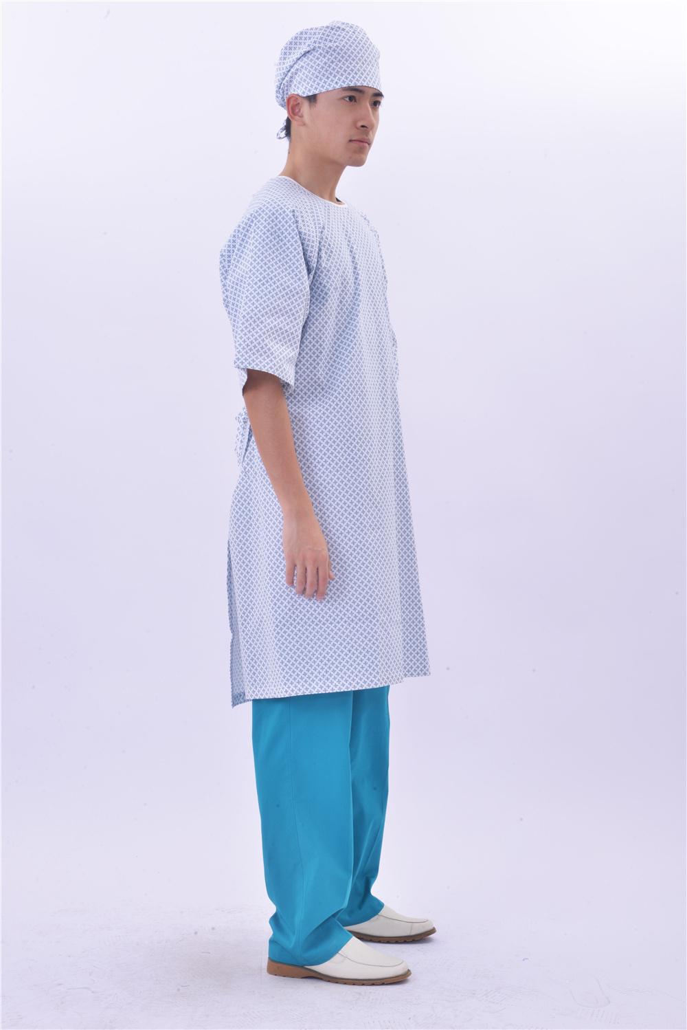 Medical printing hospital uniform doctor surgical clothing  reusable patient gown