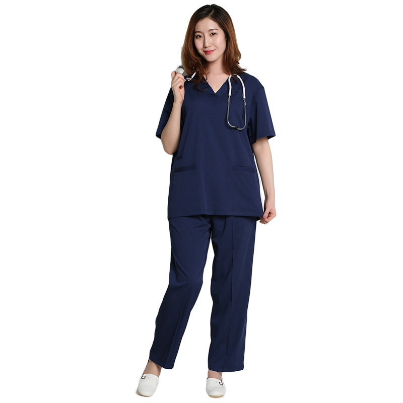 OEM Customized Design Bleach Resistant Nursing Uniform Medical Scrubs for Operation Room