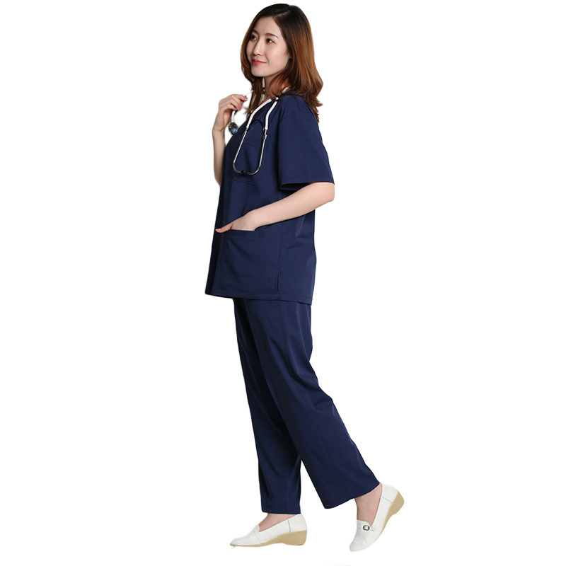 OEM Customized Design Bleach Resistant Nursing Uniform Medical Scrubs for Operation Room