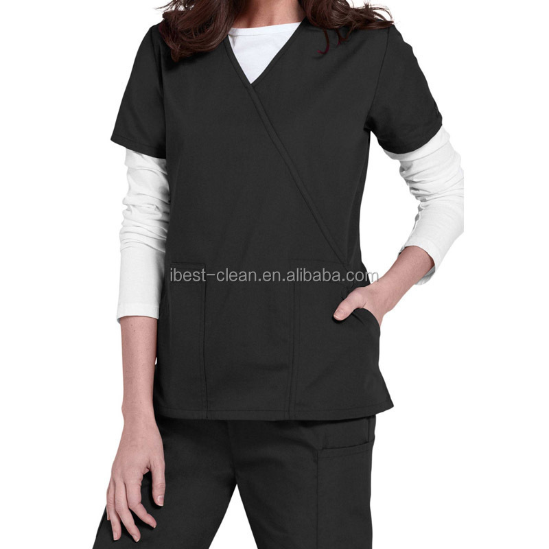 High Quality Wholesale Cheap Cleaning Staff Uniform Manufacturer Free Woven White Scrubs Uniforms Sets Nurse Uniforms Dresses