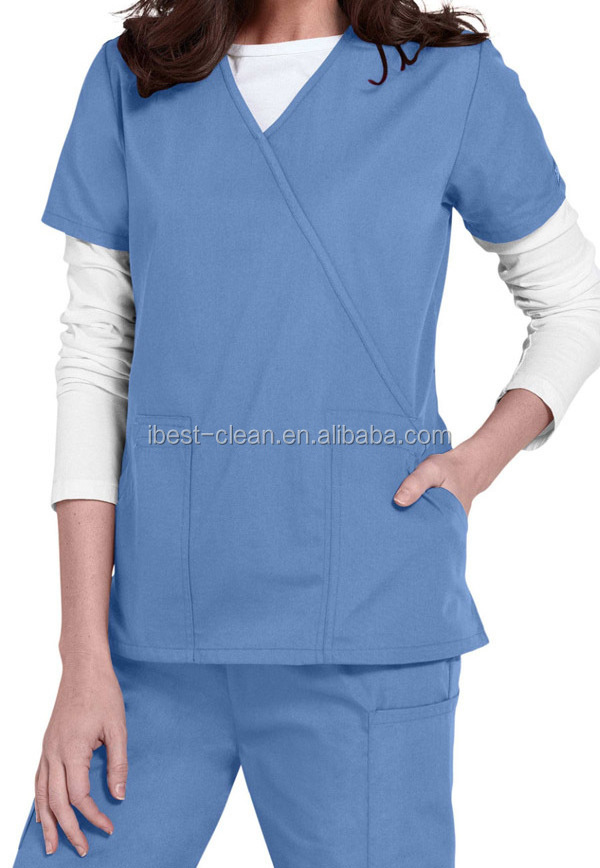 High Quality Wholesale Cheap Cleaning Staff Uniform Manufacturer Free Woven White Scrubs Uniforms Sets Nurse Uniforms Dresses