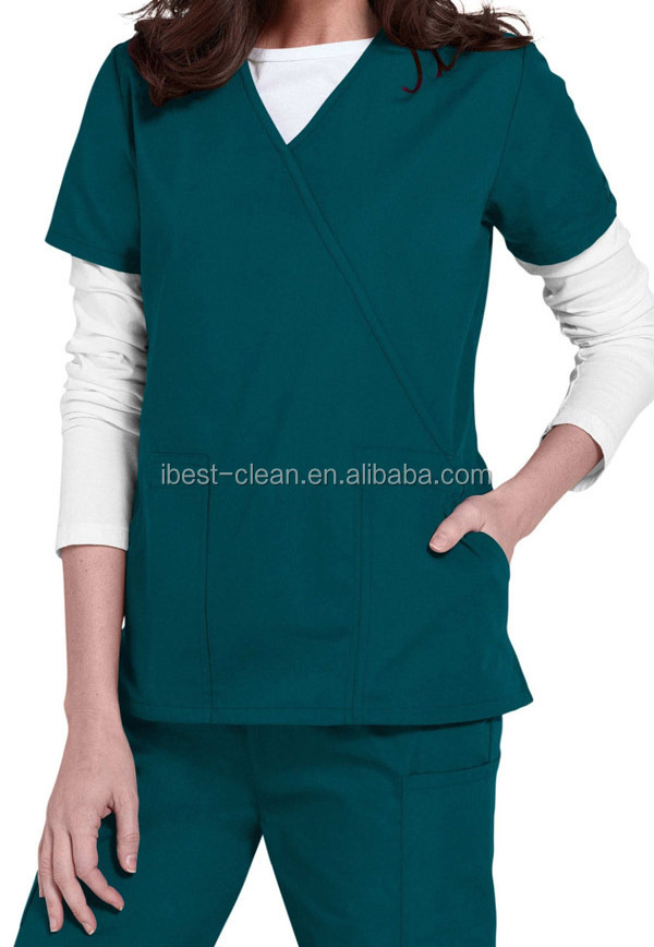 High Quality Wholesale Cheap Cleaning Staff Uniform Manufacturer Free Woven White Scrubs Uniforms Sets Nurse Uniforms Dresses