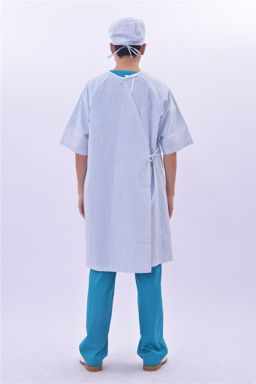 Medical printing hospital uniform doctor surgical clothing  reusable patient gown