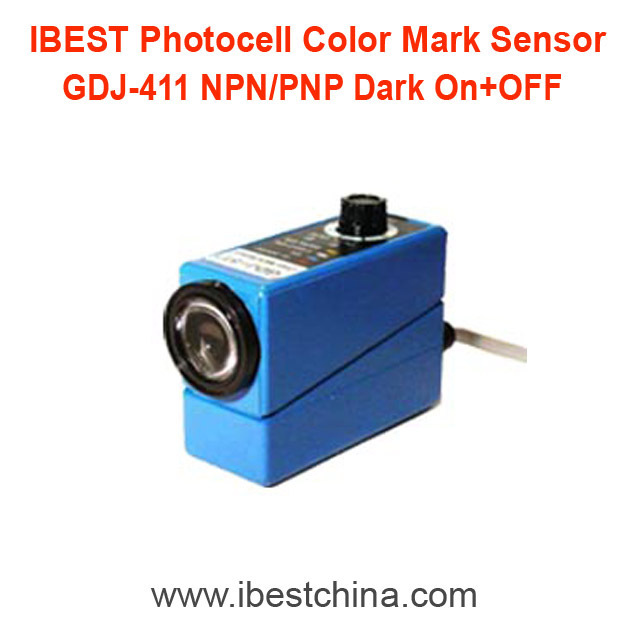 GDJ-511 Color Mark Sensor Switch/Photocell Photoeye Sensor NPN 12V/24V DC (IBEST)