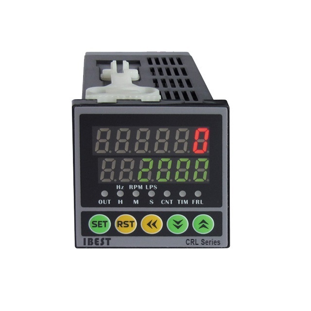 IBEST CRL 6 Digit LED Display Multi Function Digital Preset Count Timer Frequency RPM Tacho Linespeed Meter Counter