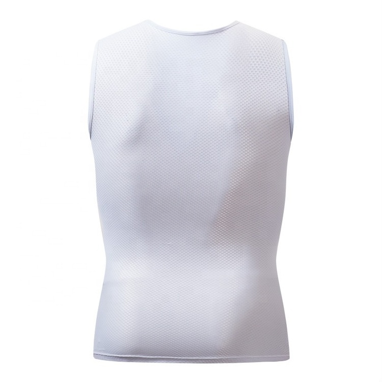 Custom GYM men's plain white fitness tank top custom soft polyester fitness tank top for men