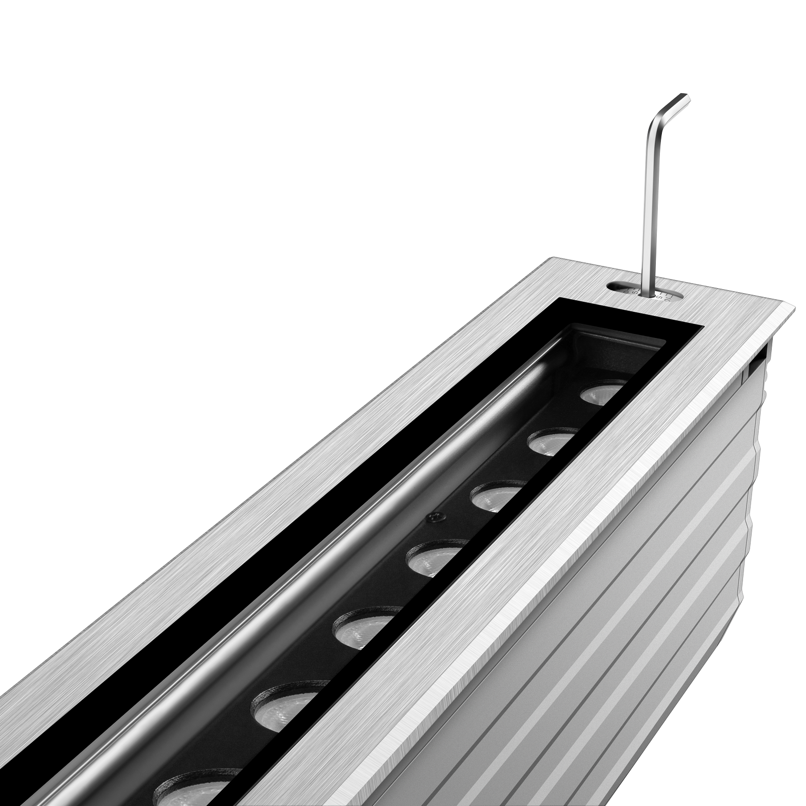 300mm 12W RGBW DMX512 led recessed driveway led inground linear light