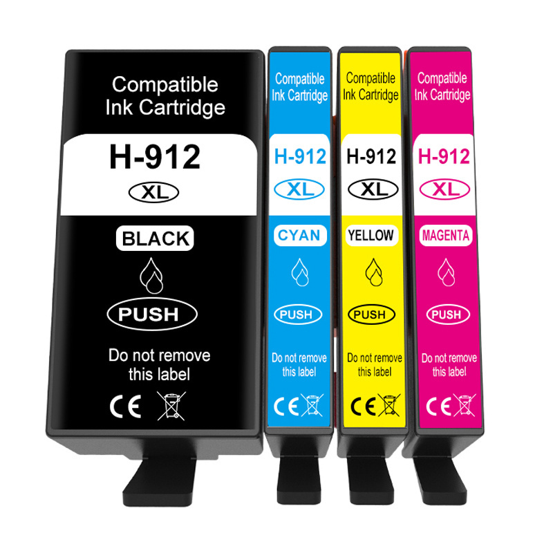 Compatible For HP 912XL ink Cartridge HP OfficeJet 8012 8014 8015 8017 OfficeJet Pro 8022 8023 8024 8025 AIO inkjet Cartridge