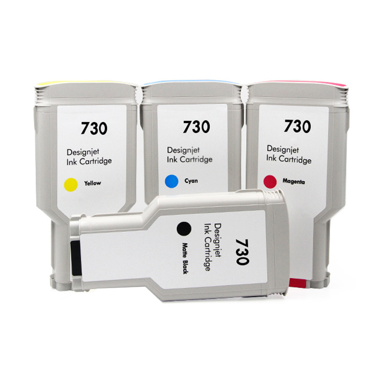 Compatible HP 728 730 Ink Cartridges HP DesignJet T1600 T2600dr Printer Refillable Ink Cartridge