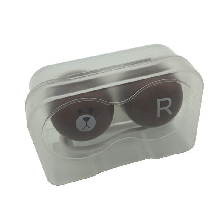 Wholesale Cheap Cartoon Travel Kit Color Eye Case Contact Lens Box