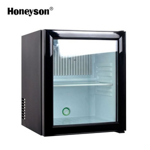 Hot Sale Mini Sized Transparent Lcd Custom Glass Door Fridge