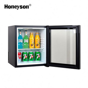 30L 30L/40L Compact Refrigerator One Bottle Glass Door Mini Bar Fridge For Hotel