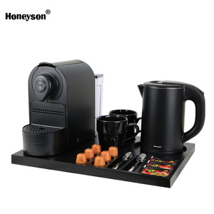 Honeyson Low Wattage Portable Kettle Coffee Maker Espresso Compatible Capsule Coffee Machine