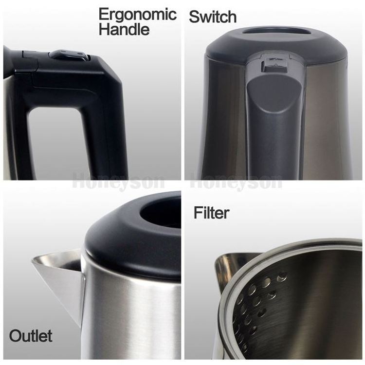 Hotel Japanese Two Layer Easy Clean Electric Kettle With High Quality Control