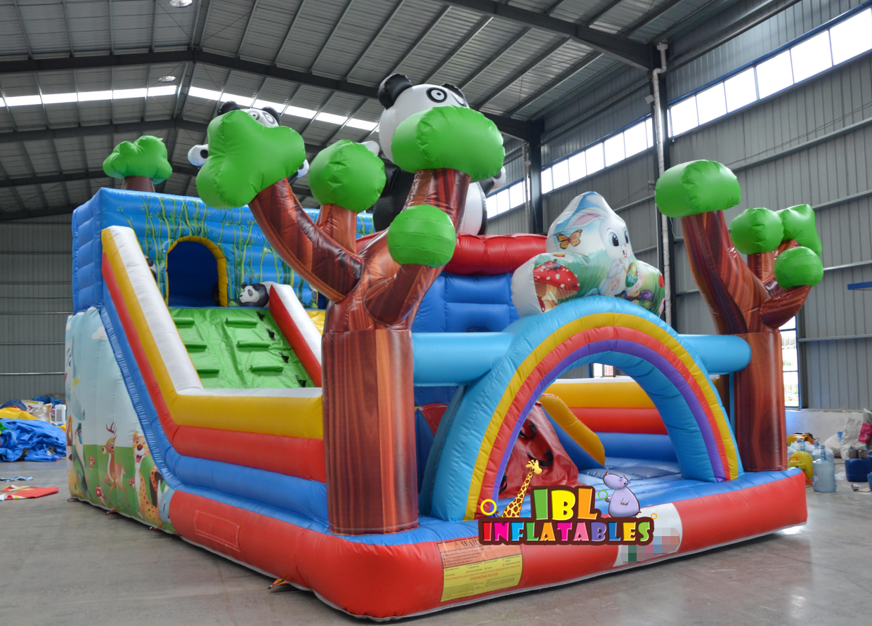 Inflatable Kids Playground With Air Pump Super bother Inflatable Dry Slide Large Adult Inflatable Water Park Slide For Party