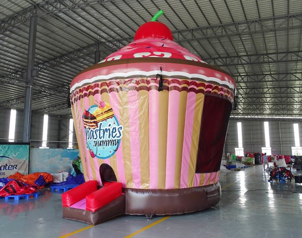 commercial inflatable Cupcake theme inflatable bounce houses Jump House for sale