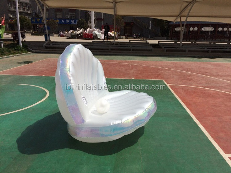 OEM ODM PVC inflatable ride-ons Water pool Float Inflatable sea shell  pool float